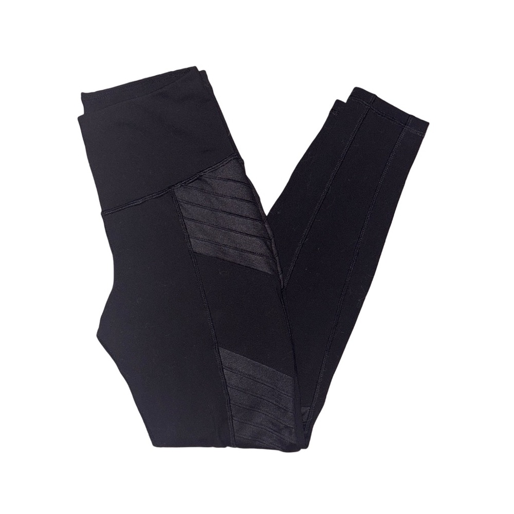 Old Navy Black Active High-Rise Moto Leggings
